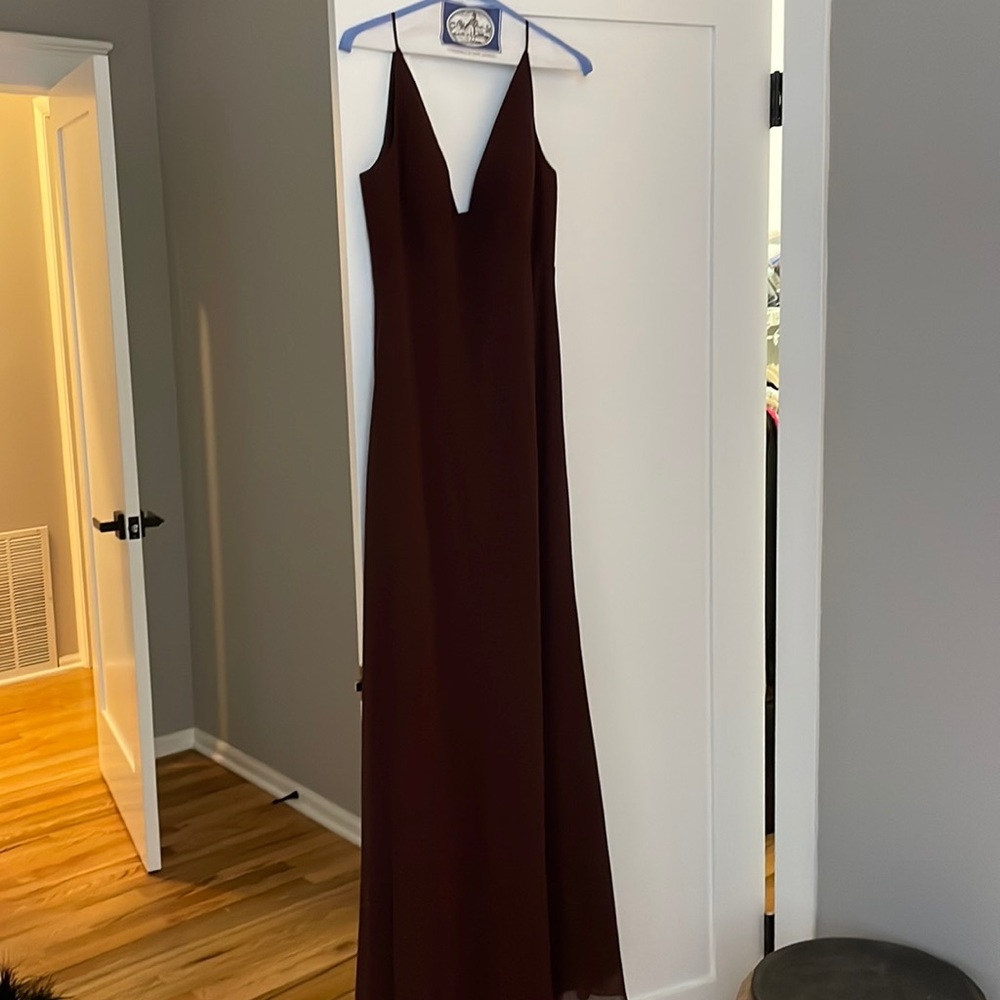 Jenny Yoo Collection Jude Bridesmaid Dress - Mahogany